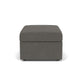 Sky Fabric Storage Ottoman