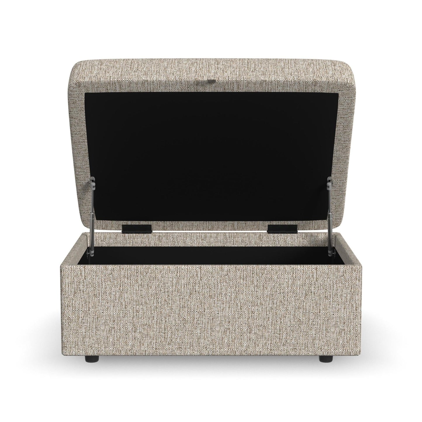 Sky Fabric Storage Ottoman