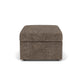 Sky Fabric Storage Ottoman