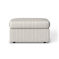Sky Fabric Ottoman