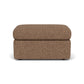 Sky Fabric Ottoman