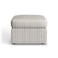 Sky Fabric Ottoman