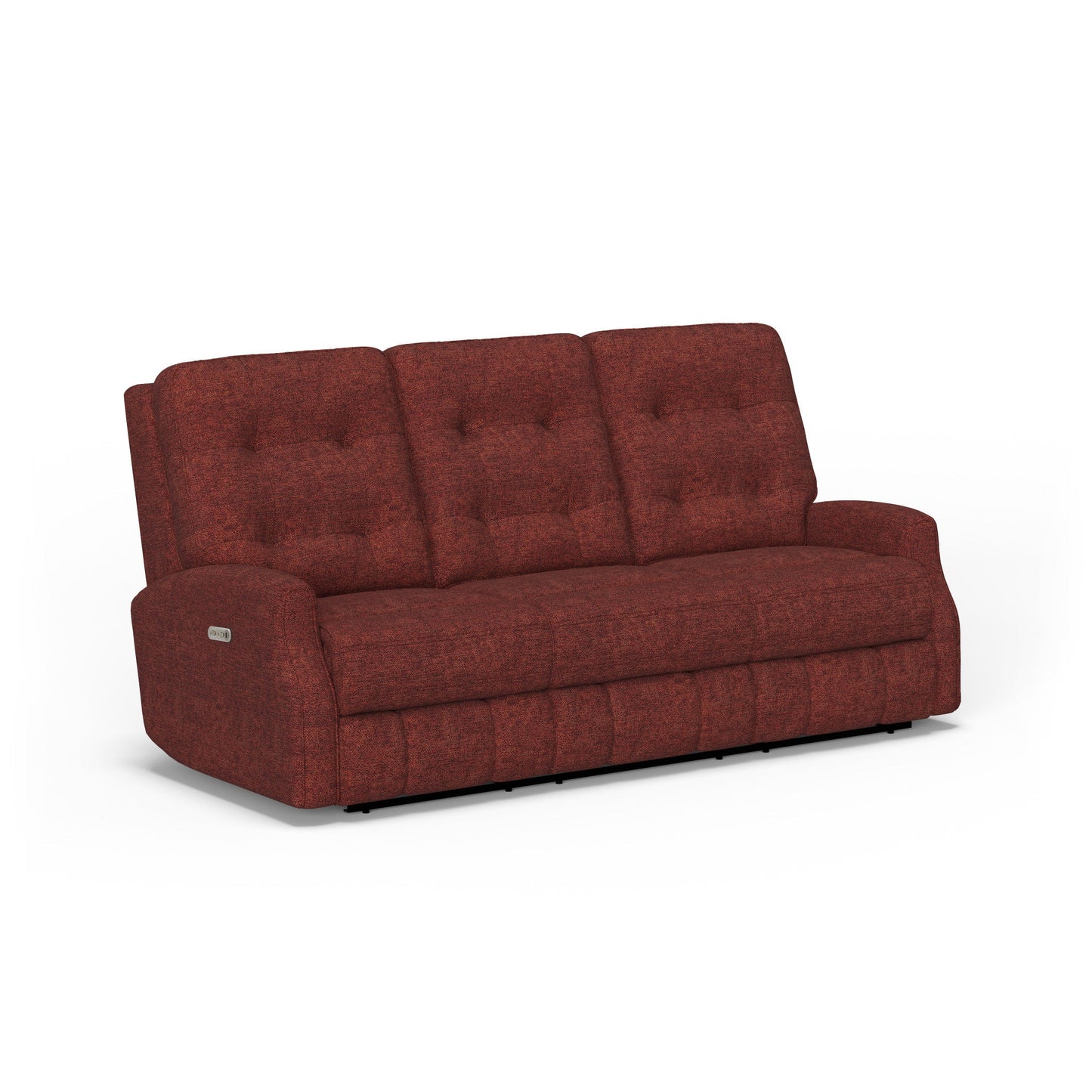 Devon Fabric Power Reclining Sofa with Power Headrests