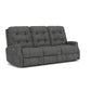 Devon Fabric Power Reclining Sofa with Power Headrests