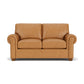 Carson Leather Loveseat