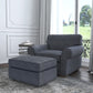 Vail Fabric Ottoman