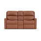 Catalina Leather Reclining Loveseat with Console
