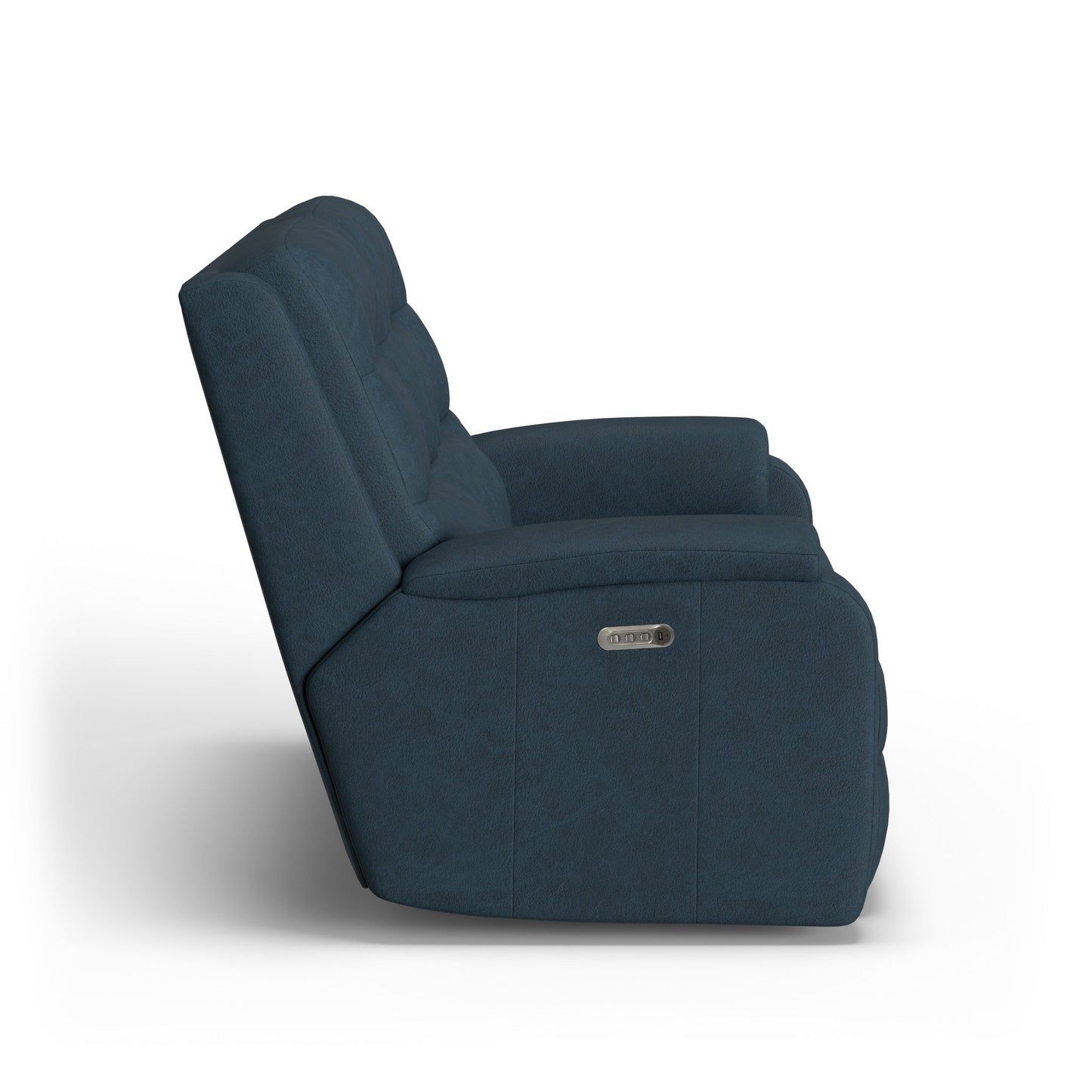 Arlo Leather Power Reclining Loveseat with Power Headrests & Lumbar