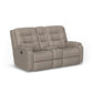 Arlo Leather Power Reclining Loveseat with Console
