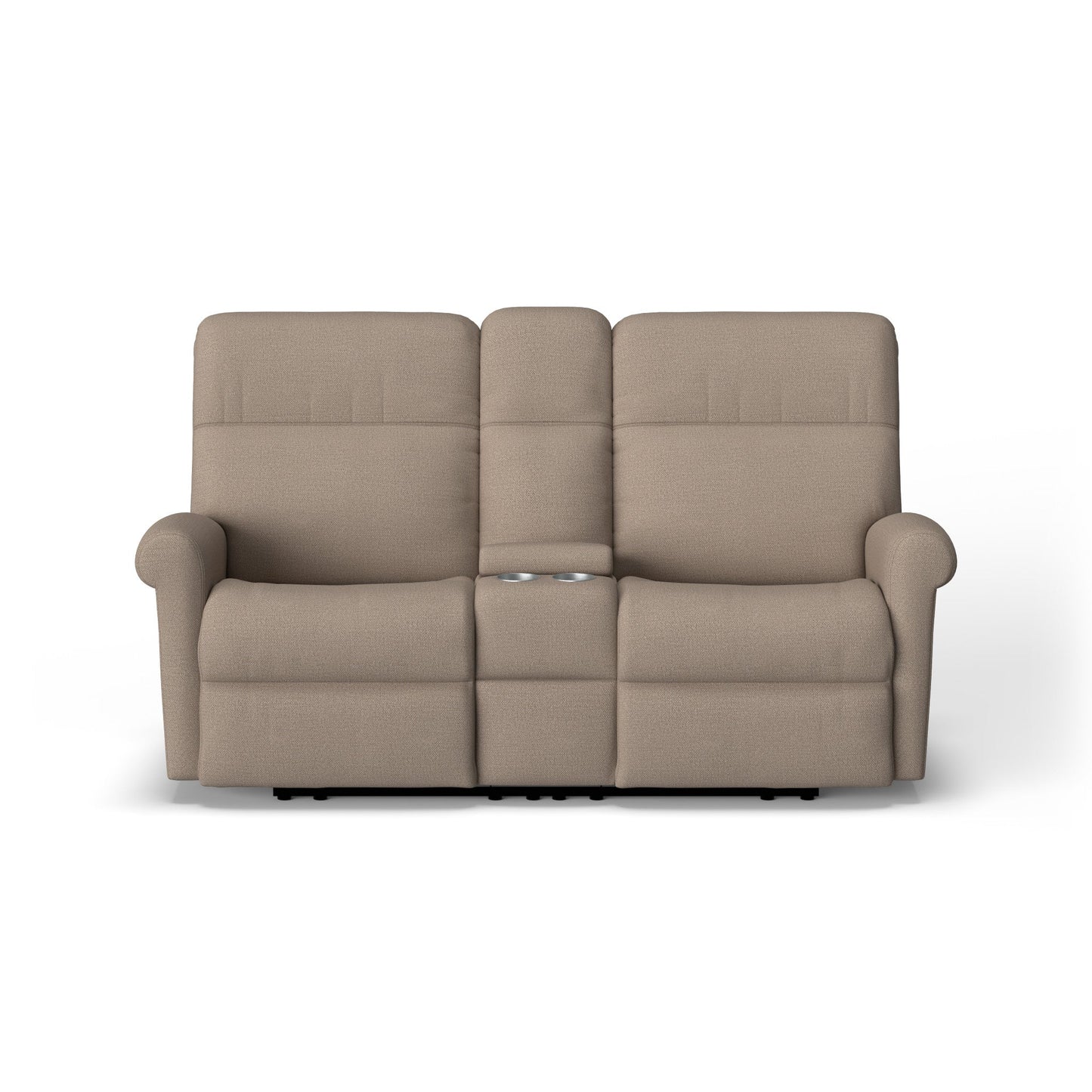 Davis Fabric Power Reclining Loveseat with Console