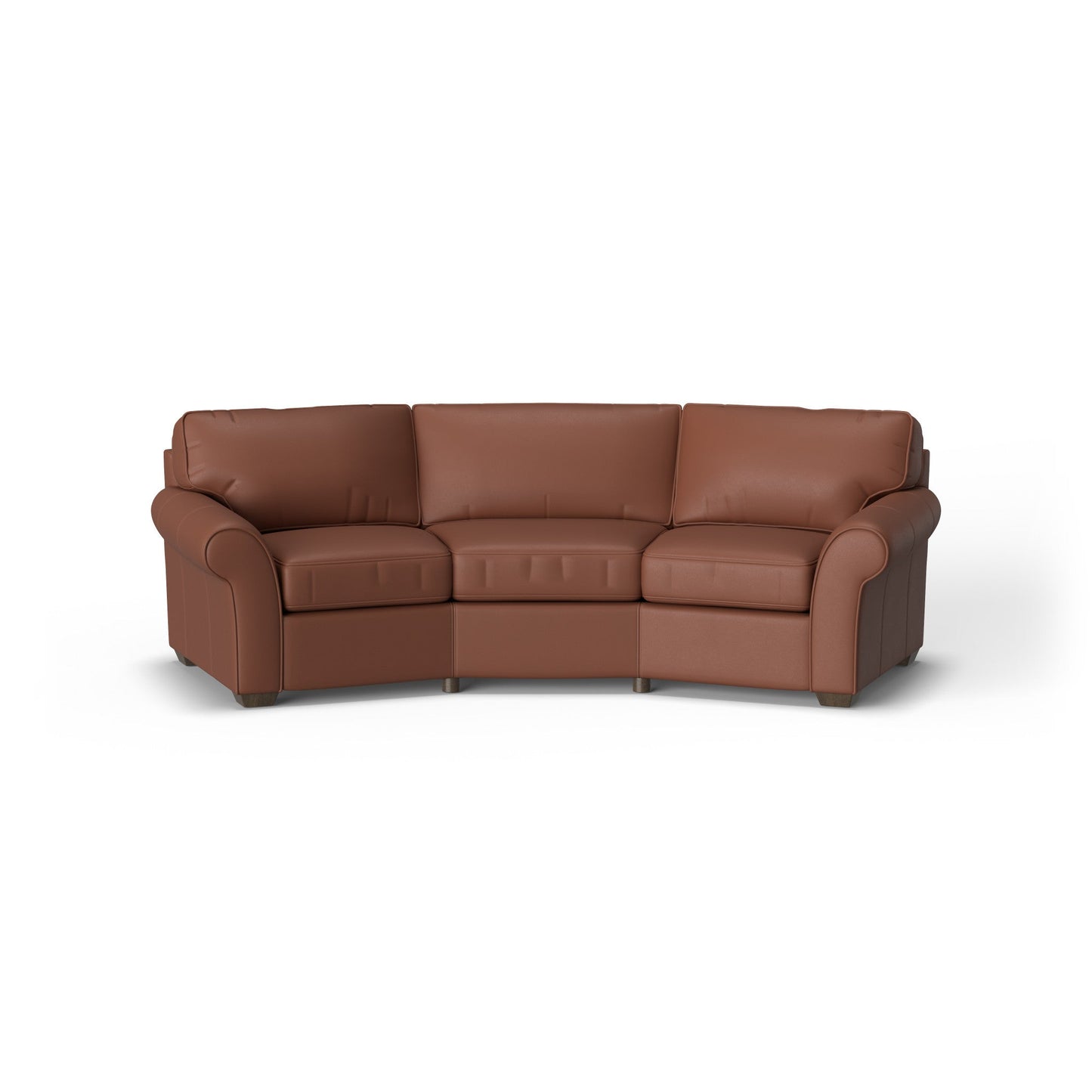 Vail Leather Conversation Sofa
