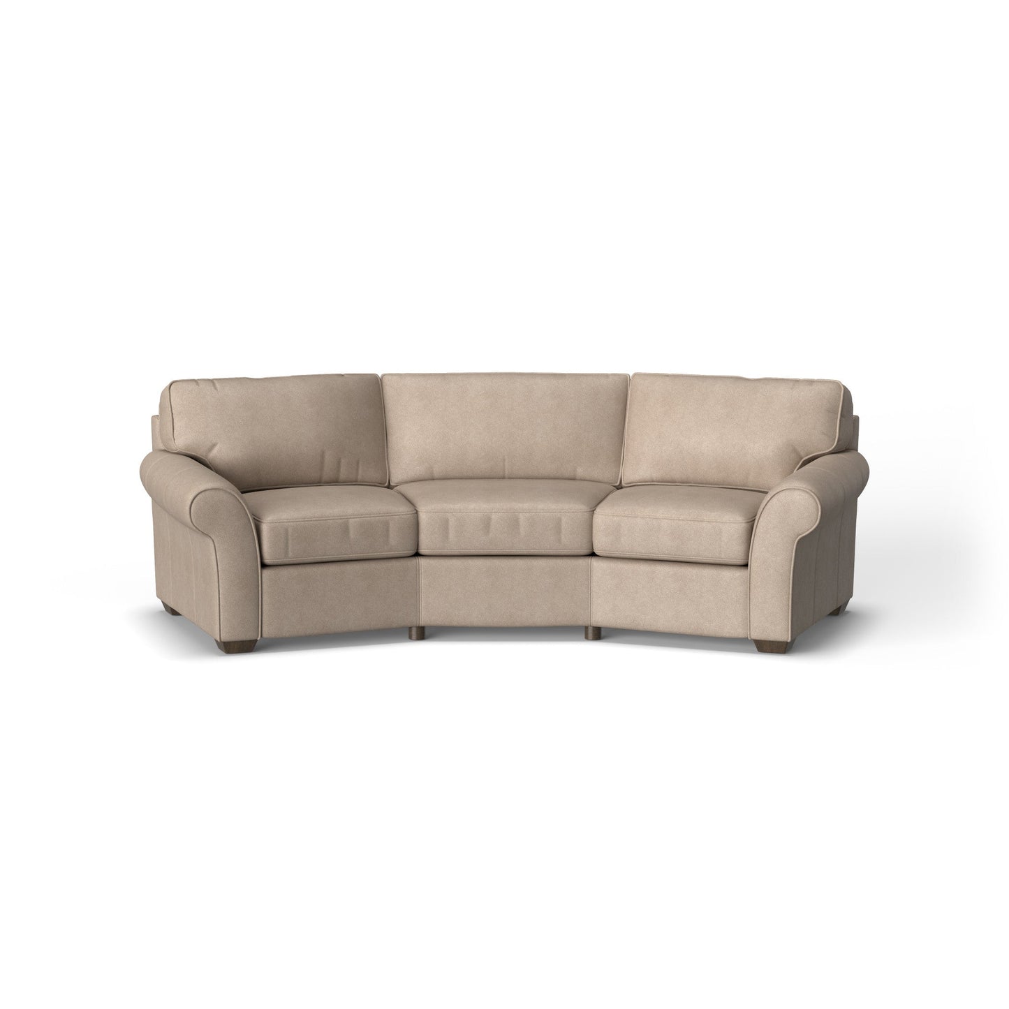 Vail Leather Conversation Sofa