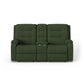 Arlo Fabric Power Reclining Loveseat with Console & Power Headrests