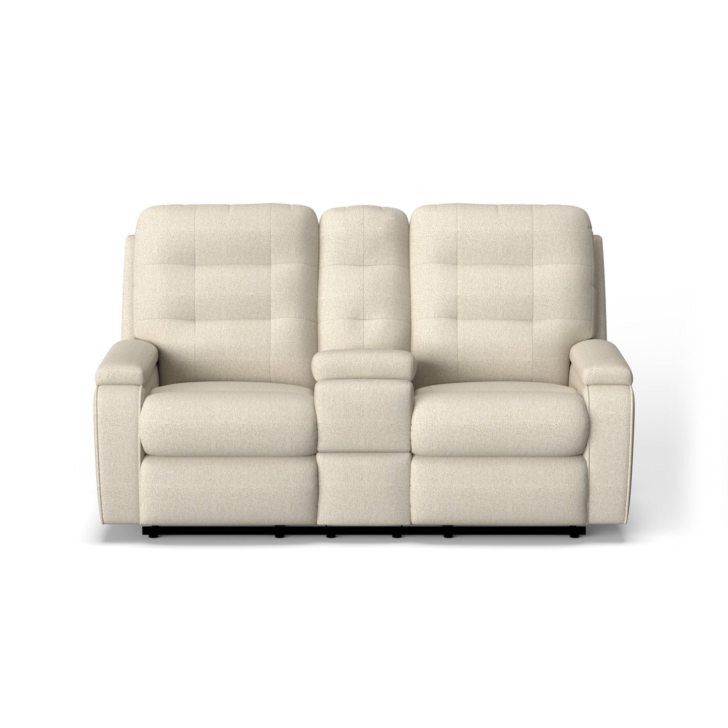 Kerrie Fabric Power Reclining Loveseat with Console