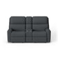 Rio Fabric Power Reclining Loveseat with Console