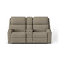 Rio Fabric Power Reclining Loveseat with Console