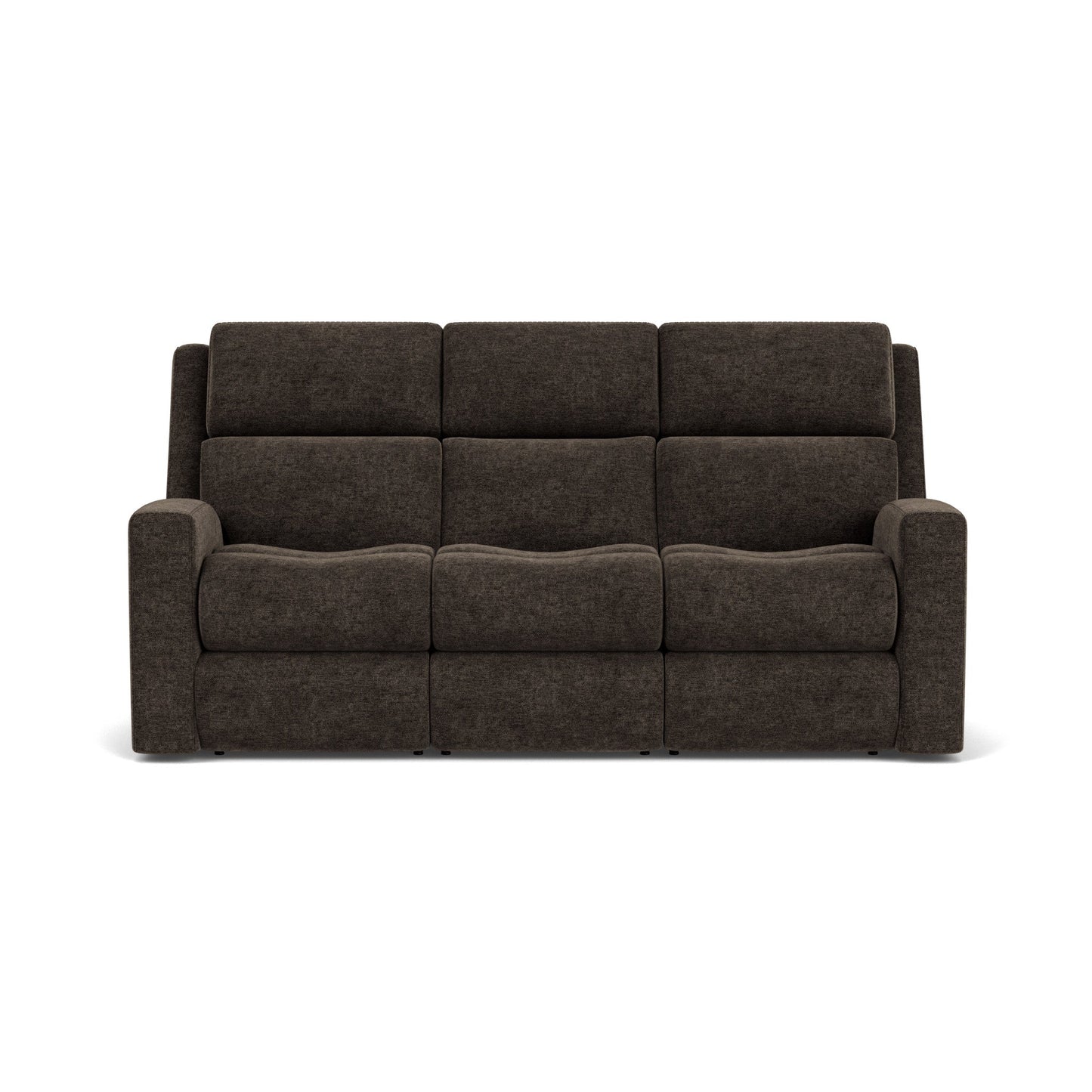 Score Fabric Power Reclining Sofa with Power Headrests & Lumbar