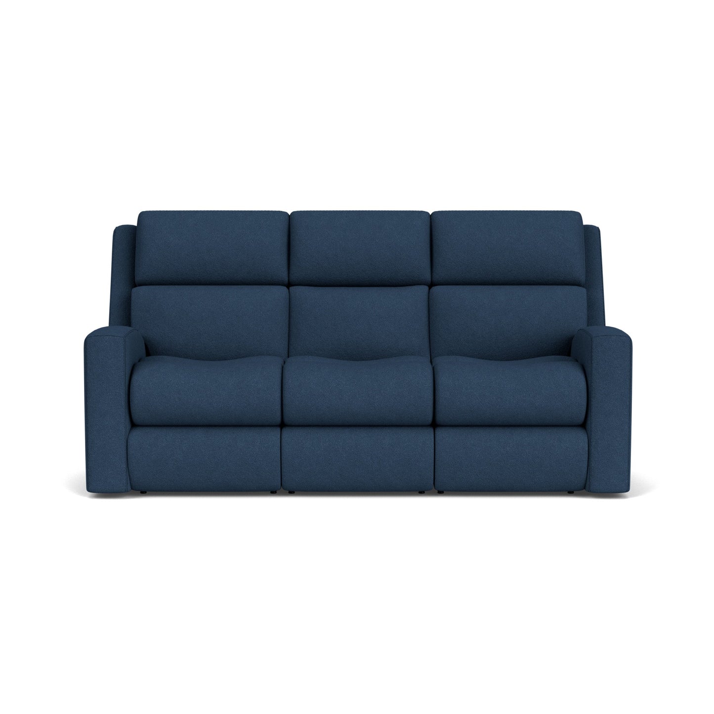 Score Fabric Power Reclining Sofa with Power Headrests & Lumbar