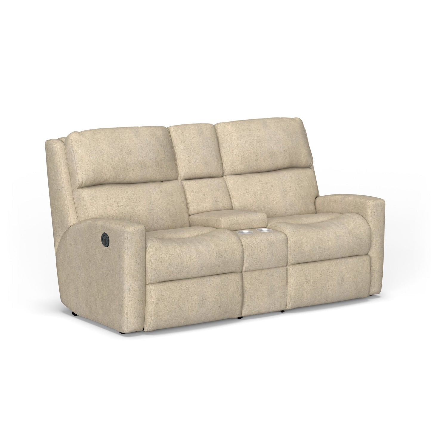 Catalina Fabric Power Reclining Loveseat with Console