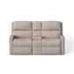 Catalina Fabric Power Reclining Loveseat with Console & Power Headrests