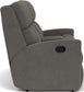 Catalina Fabric Reclining Loveseat with Console