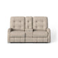 Devon Fabric Reclining Loveseat with Console