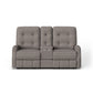 Devon Fabric Power Reclining Loveseat with Console & Power Headrests