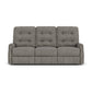 Devon Fabric Reclining Sofa