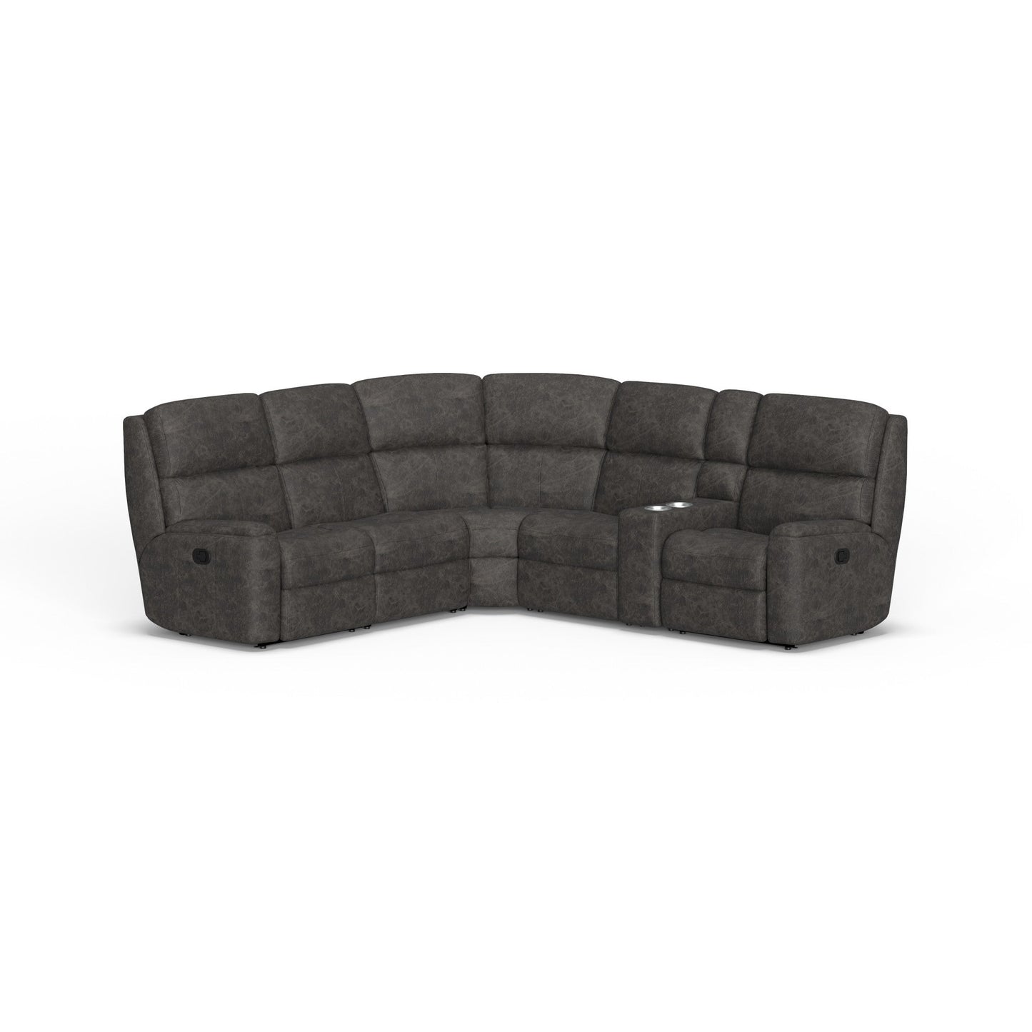 Rio Leather Reclining Sectional