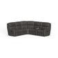 Rio Leather Reclining Sectional