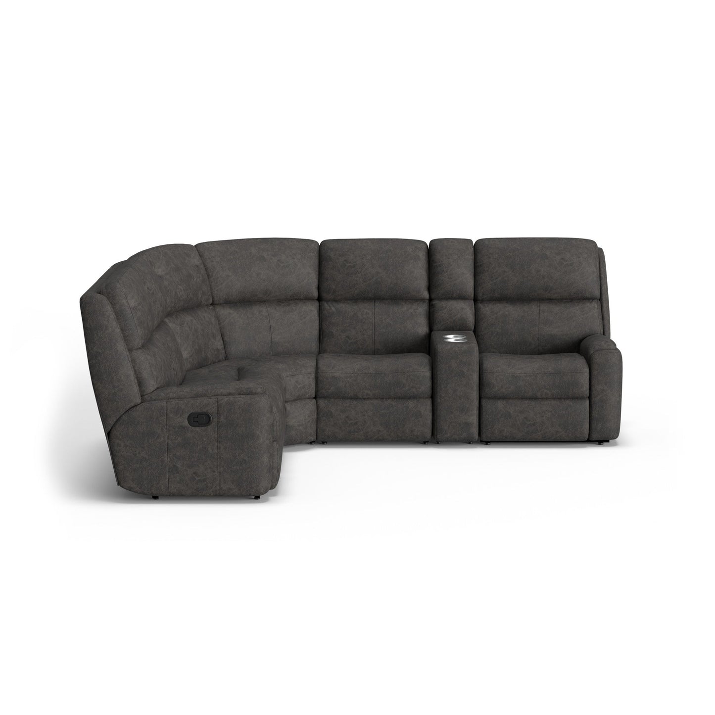 Rio Leather Reclining Sectional