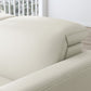Aurora Coconut Milk Leather Power Reclining Sectional with Power Headrests