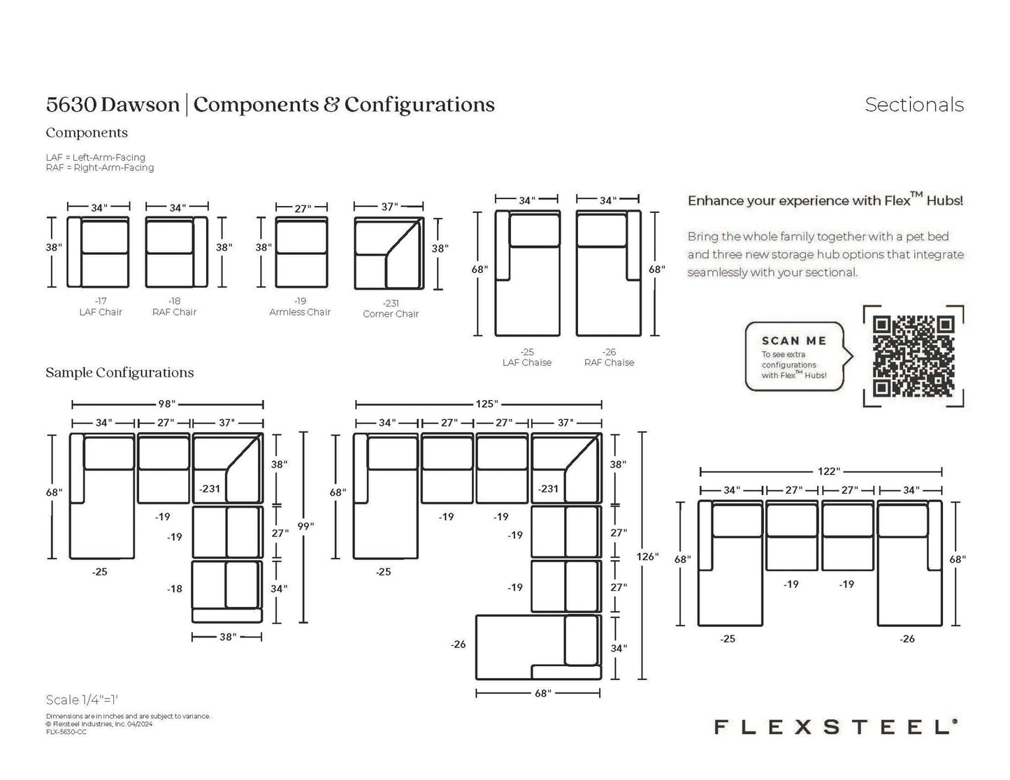 Dawson Fabric Sectional