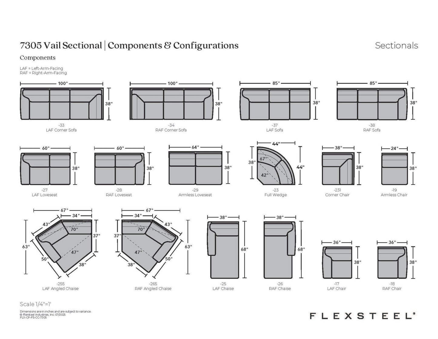 Vail Fabric Sectional