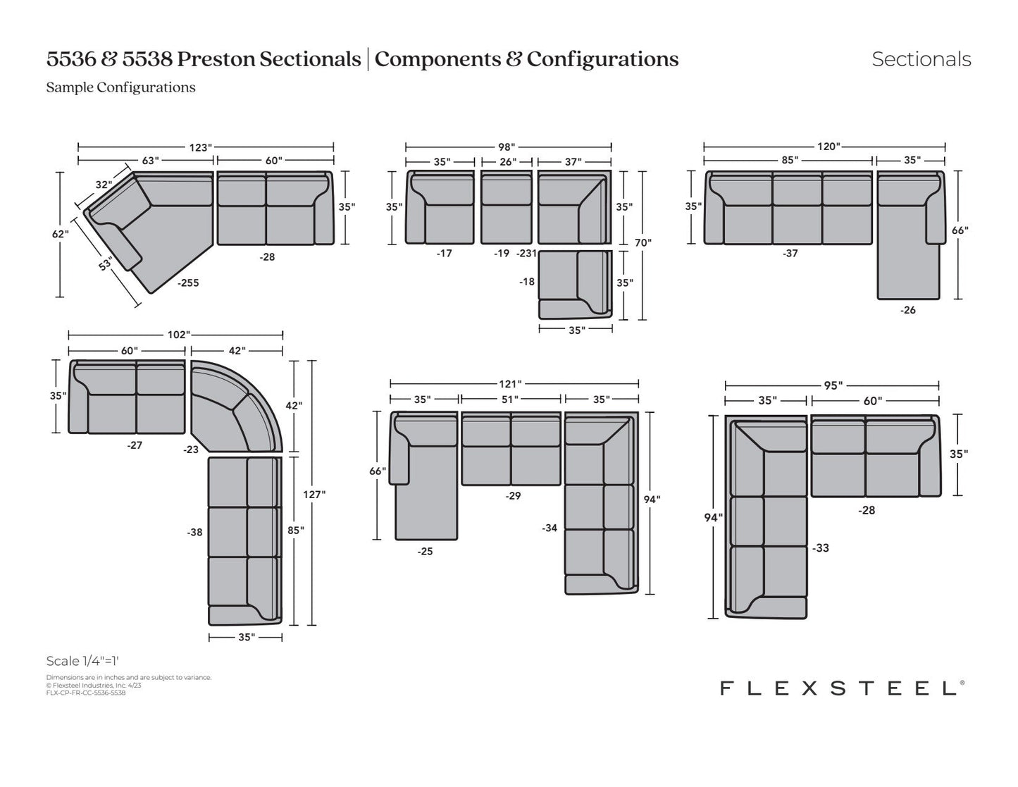 Preston Fabric Sectional