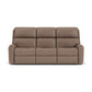 Rio Leather Power Reclining Sofa with Power Headrests