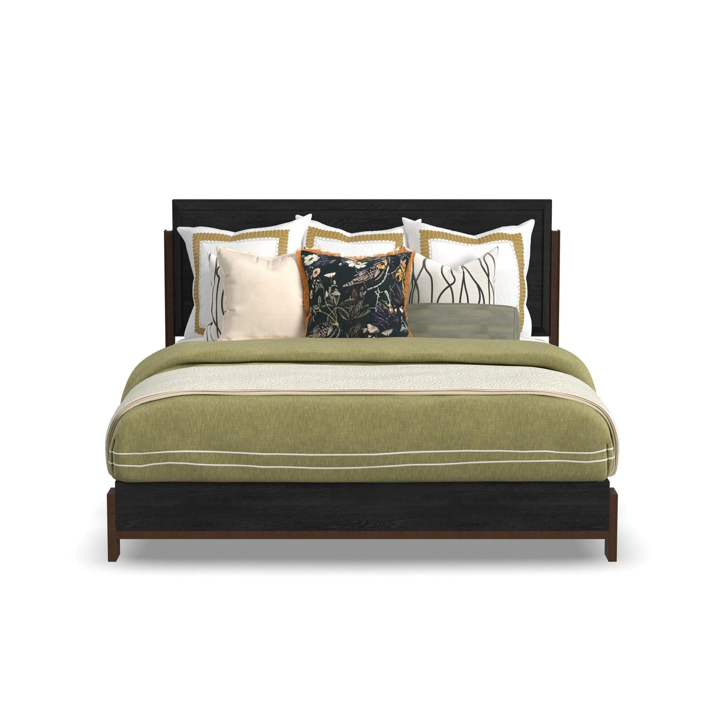 Waterfall King Panel Bed