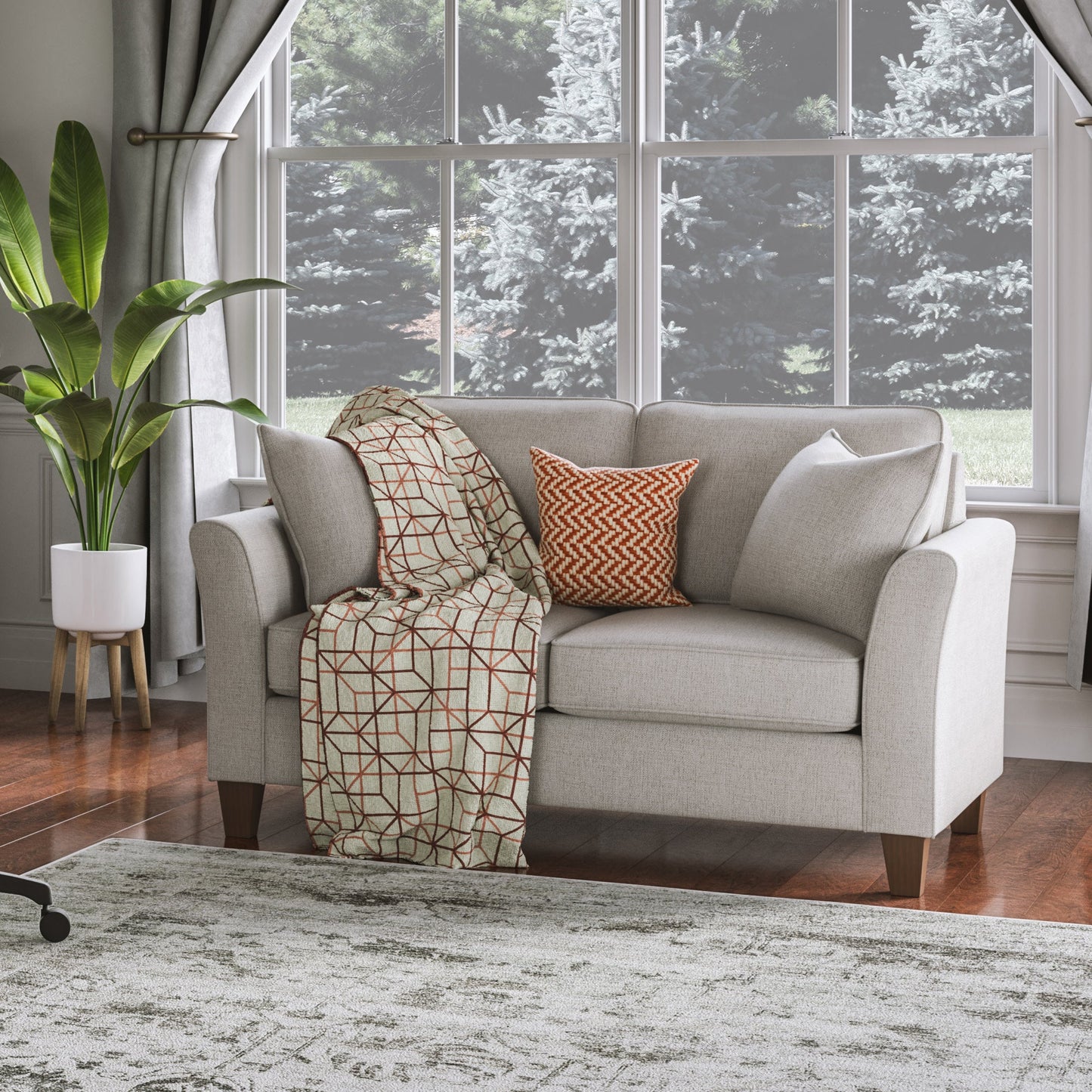 Libby Fabric Loveseat