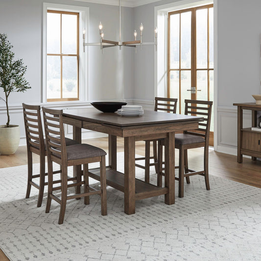 Brook Bay - 5 Piece Gathering Trestle Table