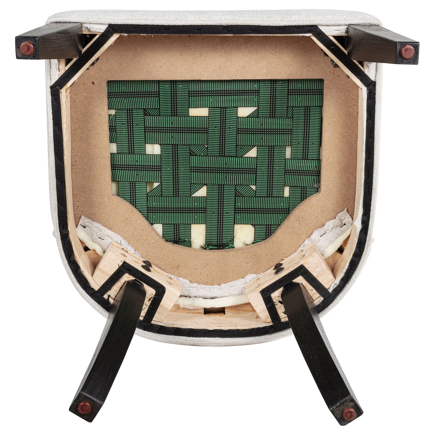 Leandro 5-piece Round Dining Table Set Burnished Black