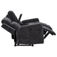 Kennett 3-piece Chenille Power Reclining Sofa Set Dark Grey