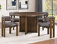 Cambridge 47.25″ Dining Table with Removable Folding Game Top