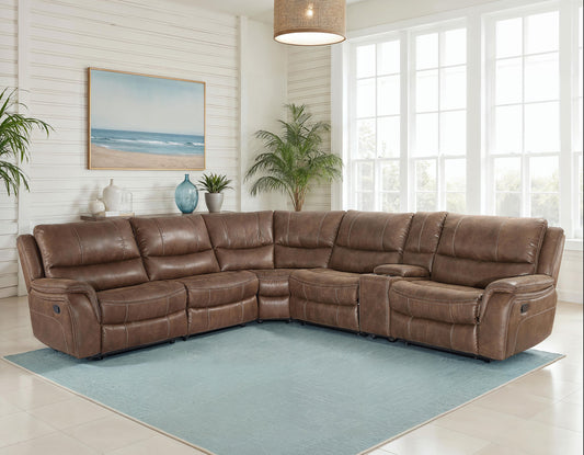 Lehi 6-Piece Manual Reclining Sectional