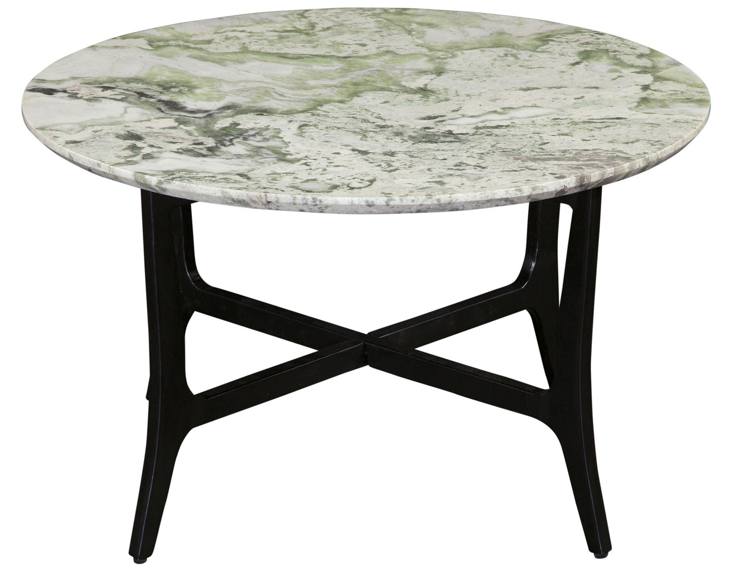 Hoxley 30″ Round Green Onyx Coffee Table