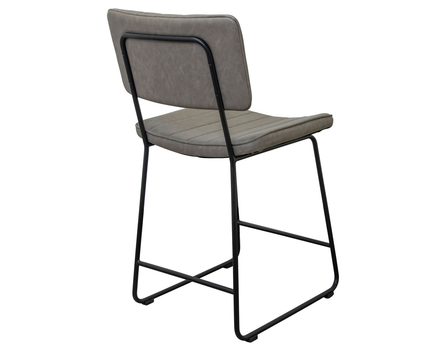Tribeca 24″ Commercial Grade Counter Stool, Gray