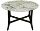 Hoxley 3-Piece Green Onyx Round Table Set