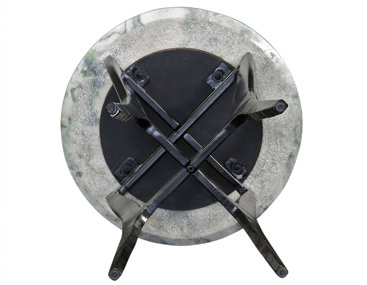 Hoxley 3-Piece Green Onyx Round Table Set