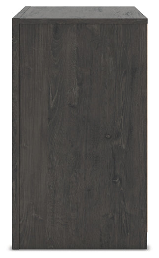 Fraluna Queen Panel Bed with Mirrored Dresser and Nightstand