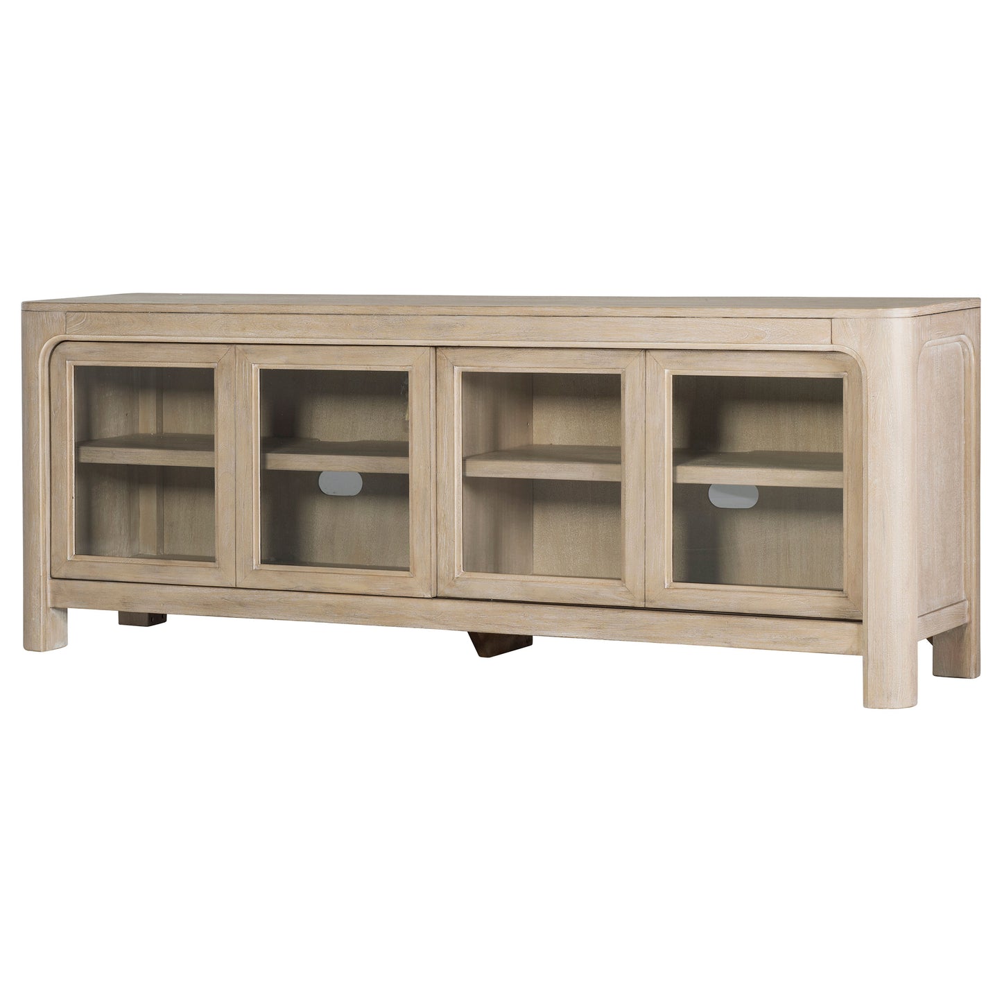 Solano 71-inch 2-door TV Stand Media Console Weathered Mango