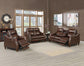 Akari 3-Piece Leather Dual-Power Reclining Set (Sofa, Loveseat & Chair)